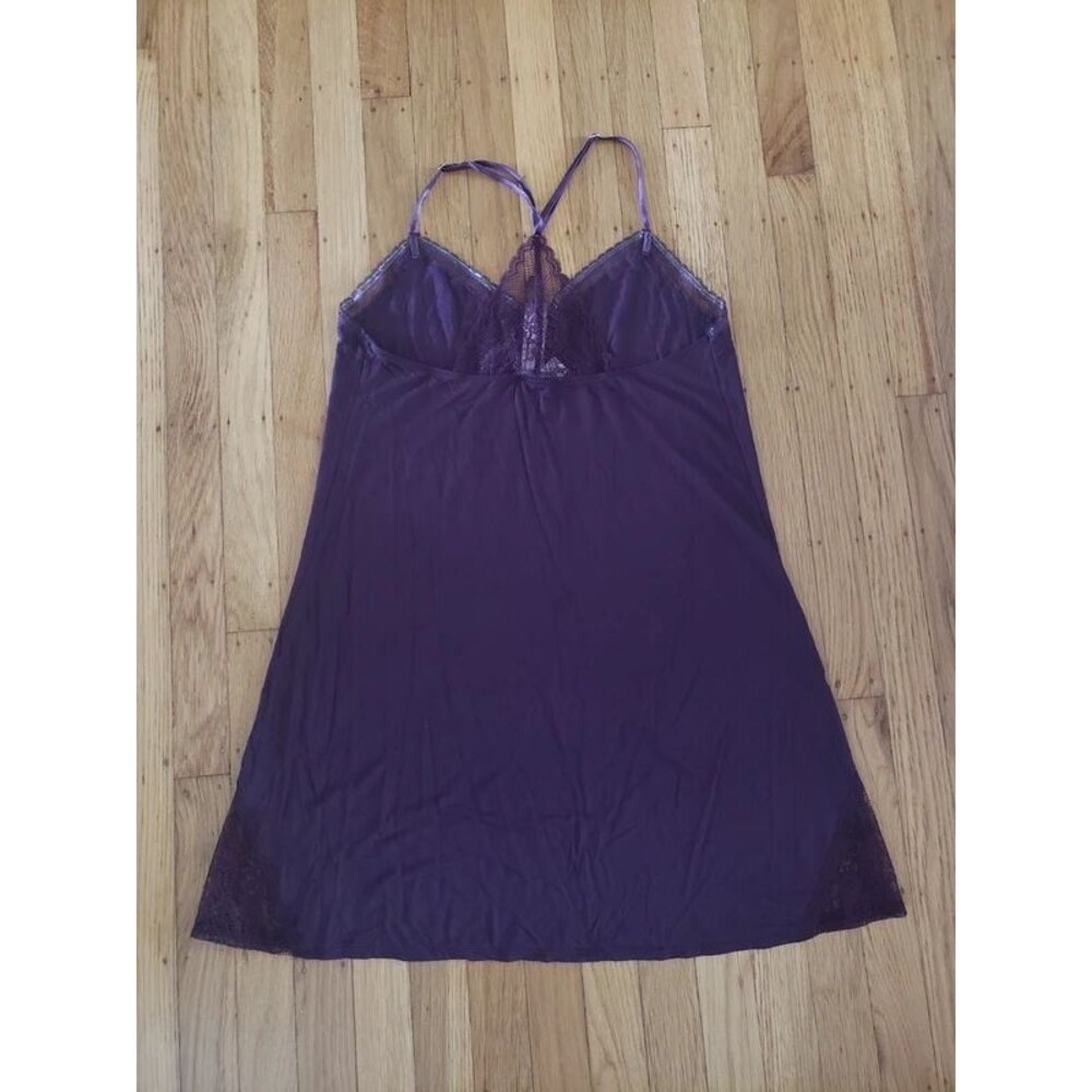 Victoria Secret Plum Purple Lingerie Slip Dress Size M - Picture 3 of 4